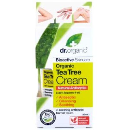 CREMA ANTISEPTICA arbol del te organico 50ml.