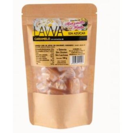 CARAMELO DE MANZANILLA HINOJO 100gr.