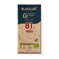 CHOCOLATE NEGRO 81% PERU s/azucar añadido 80g ECO