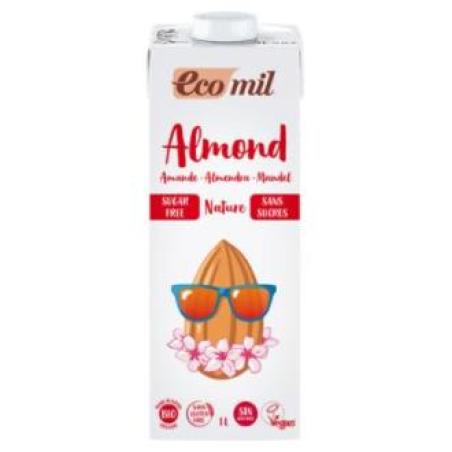 ECOMIL BEBIDA DE ALMENDRAS NATURE 1lt 6uds BIO S/A