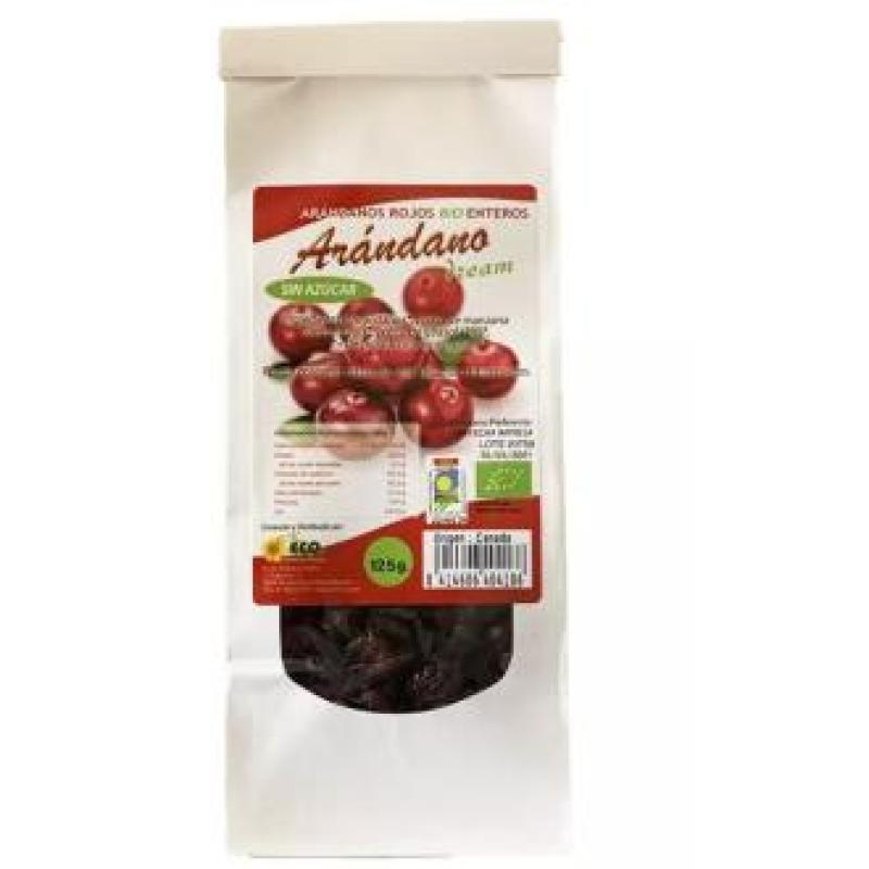 ARANDANO ROJO con sirope de manzana 125gr. BIO