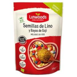 SEMILLAS DE LINO y goji molidas en frio 200gr.