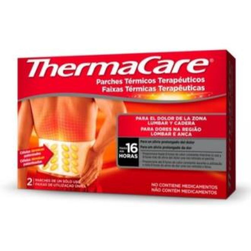 THERMACARE parche zona lumbar y cadera 2ud.