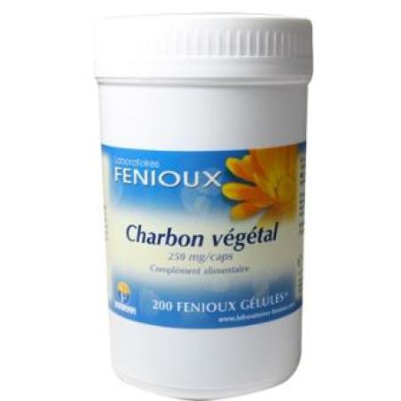 CARBON VEGETAL 250mg. 200cap.