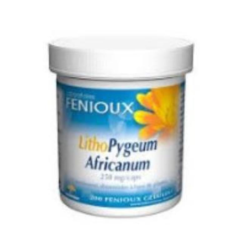 LITHO PYGEUM AFRICANUM 250mg. 200cap.