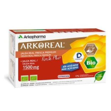 ARKOREAL jalea real 1500mg 20amp. S/A