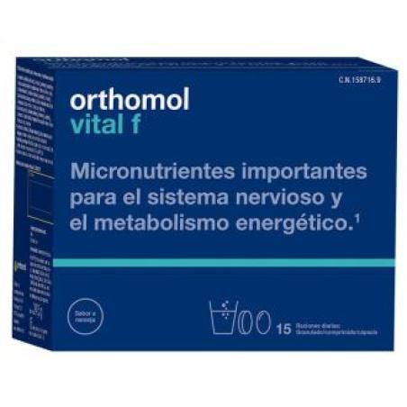 ORTHOMOL VITAL F 15sbrs.granulado