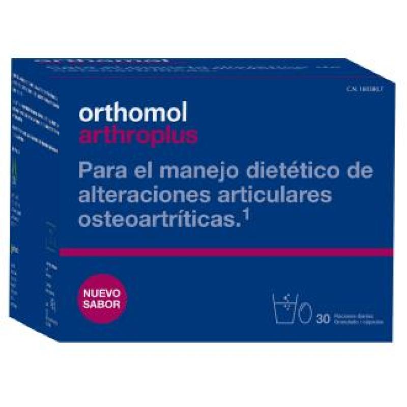 ORTHOMOL ARTHRO PLUS 30sbrs.granulado y 30cap.