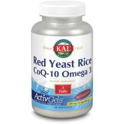 KAL RED RICE - Q10 - OMEGA 3 60perlas