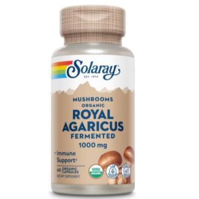 ROYAL AGARICUS champiñon del sol 500mg. 60cap.veg