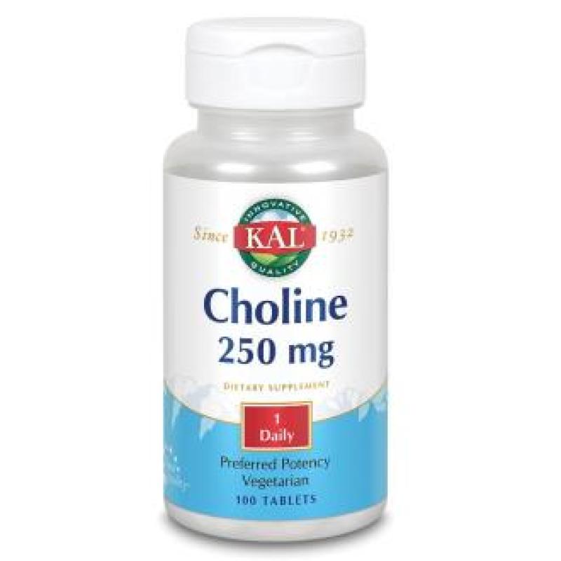 CHOLINE KAL 250mg. 100comp.