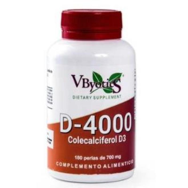 VITAMINA D3 4000ui 180perlas