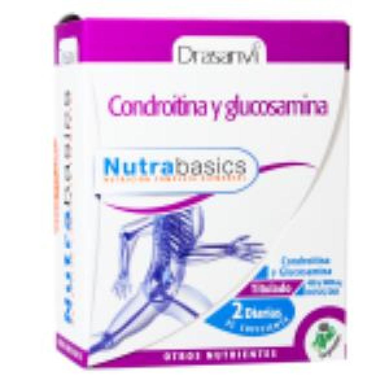 NUTRABASICS CONDROITINA + GLUCOSAMINA 48caps.