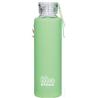 BOTELLA BOROSILICATO con silicona verde 550ml BB04