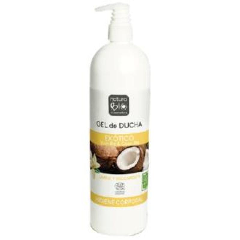 GEL DE DUCHA EXOTICO vainilla-coco 740ml. BIO