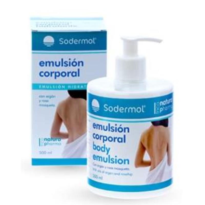 SODERMOL EMULSION HIDRAT rosa mosqueta-argan 500ml