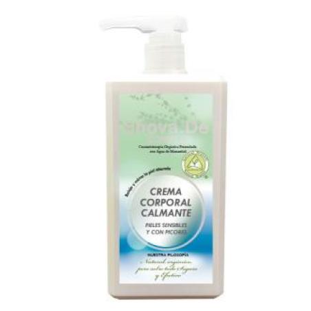 CREMA CORPORAL calmante para pieles sensibles 1l.