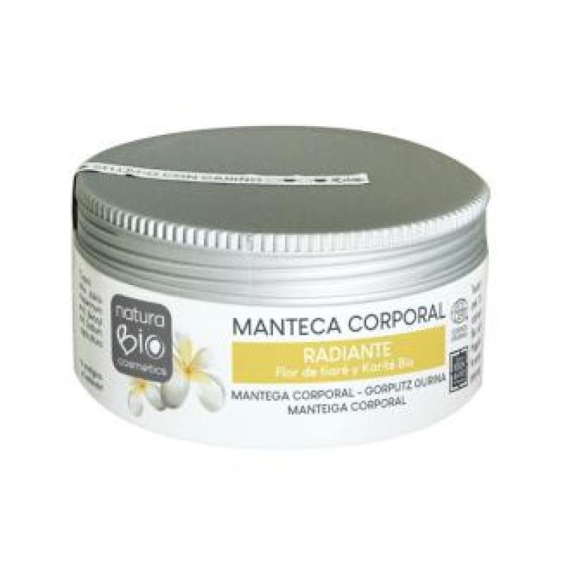 MANTECA CORPORAL RADIANTE tiare-karite 200ml. BIO