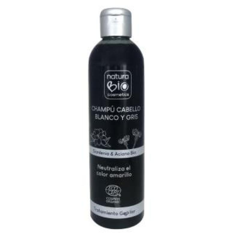 CHAMPU CABELLO BLANCO Y GRIS gardenia-aciano 250ml