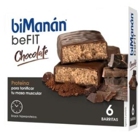 BMN PRO barritas sabor chocolate 6uds.