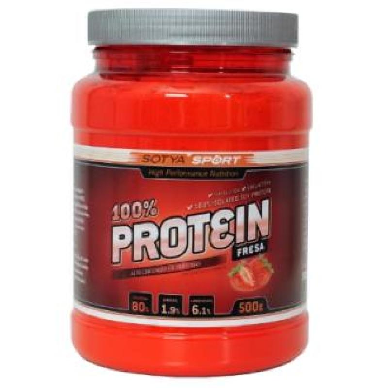 PROTEINAS soja fresa 500gr.