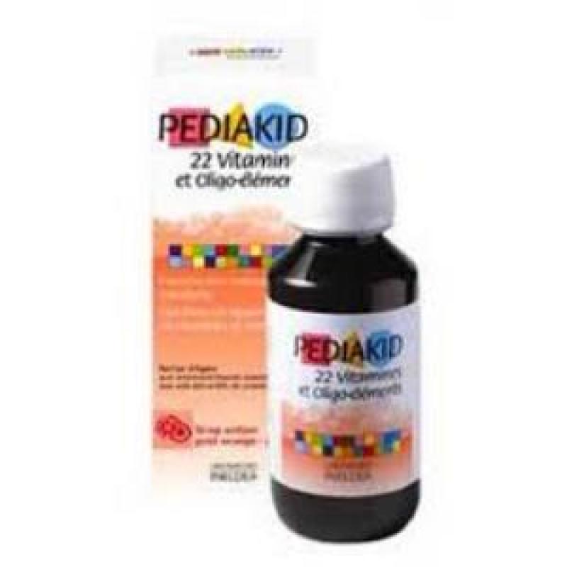 PEDIAKID 22 vitaminas-oligoelementos jarabe 125ml.