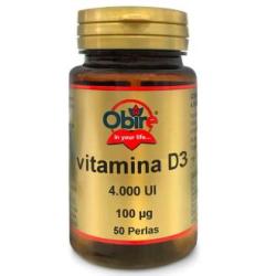 VITAMINA D3 100mcg 50perlas.