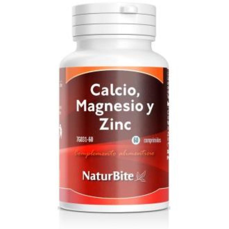 CALCIO MAGNESIO Y ZINC 1450mg. 60comp.