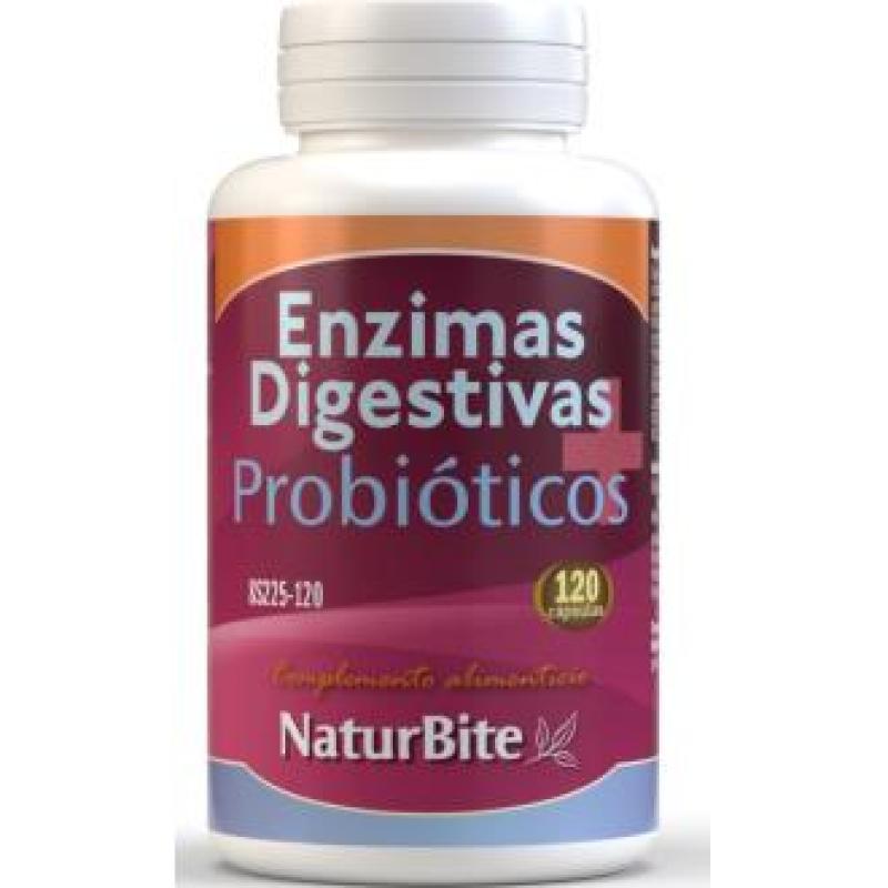 ENZIMAS DIGESTIVAS+PROBIOTICOS 120cap.