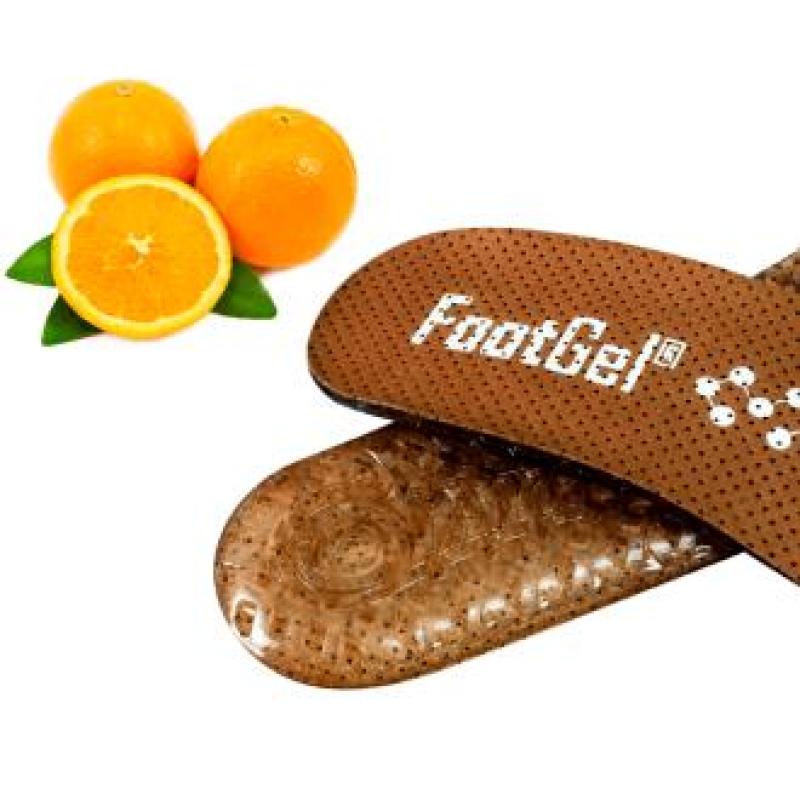 FOOTGEL plantillas gel hombre naranjo talla 39-42