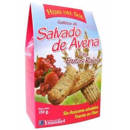 GALLETAS DE SALVADO DE AVENA con frutos rojos 250g