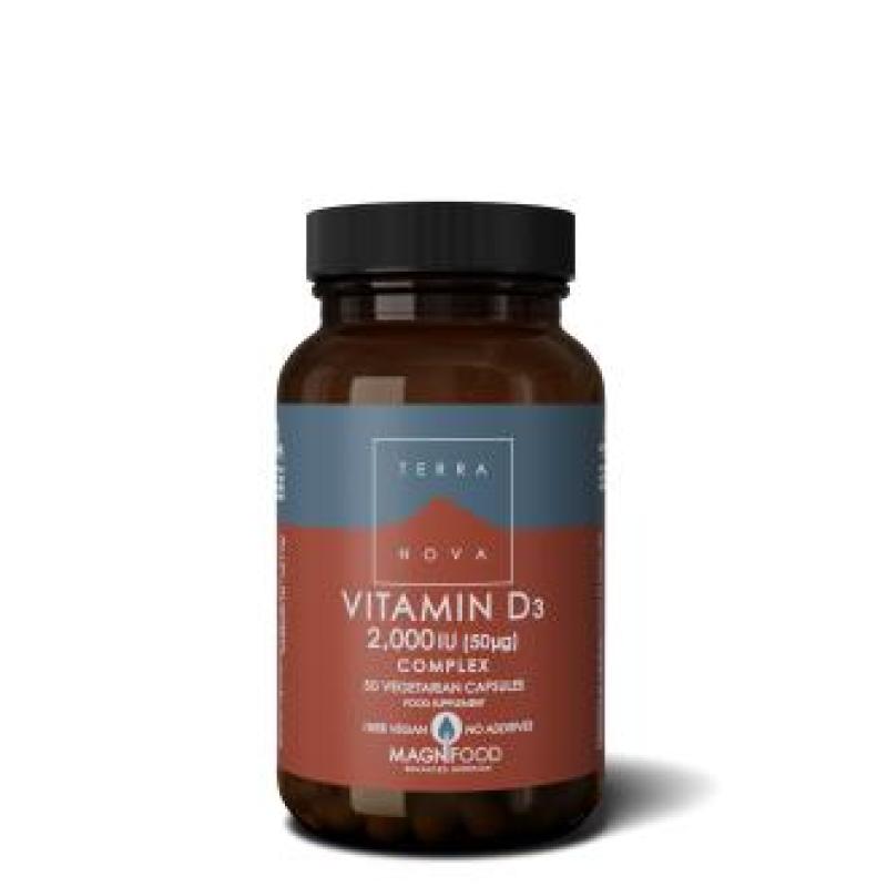 VITAMINA D3 2000UI 50vcaps.