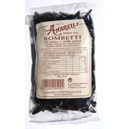 ROMBETTI regaliz con anis bolsa expo 10x100gr.