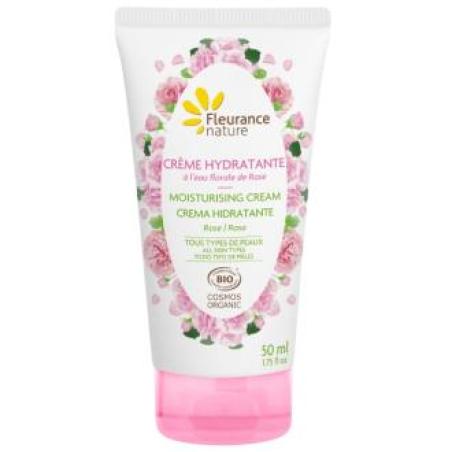 CREMA HIDRATANTE con rosa 50ml.