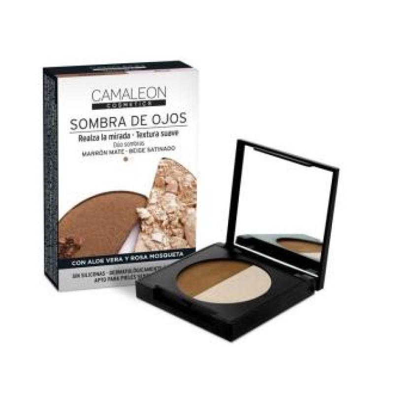 CAMALEON SOMBRA DE OJOS duo marron-beige