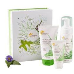 COFRE ALOE VERA espuma +gel aloe+crema hidratante