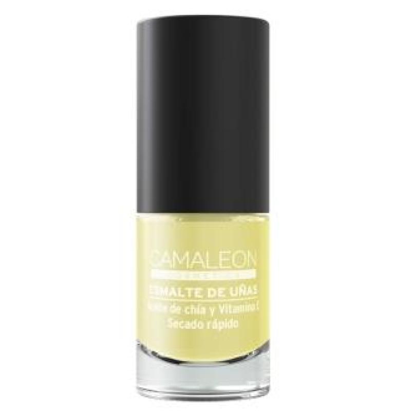 CAMALEON ESMALTE DE UÑAS amarillo pastel 6ml.