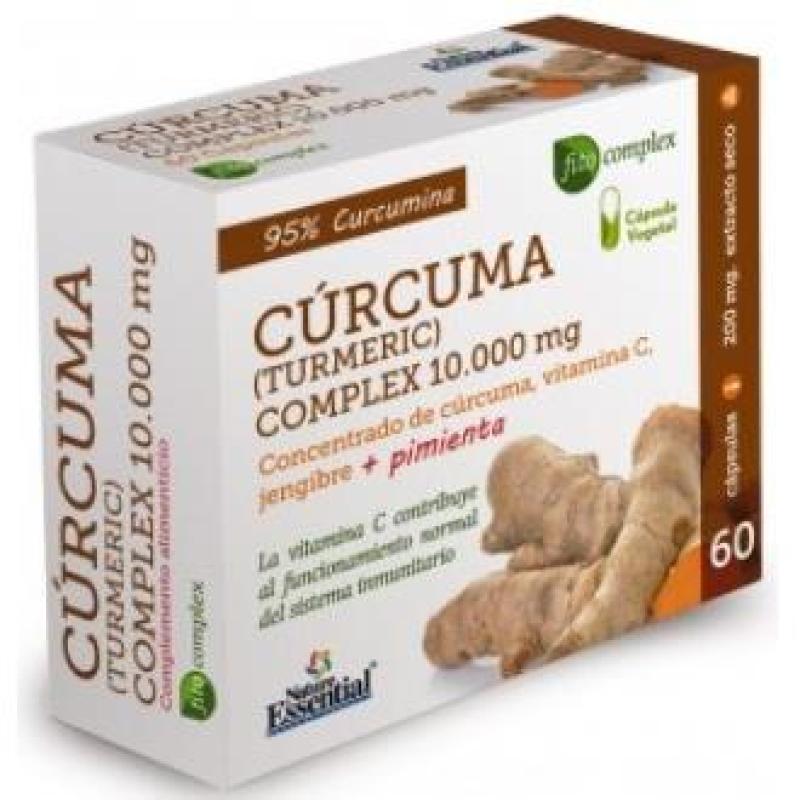 CURCUMA 10.000mg. +jengibre+pimienta 60cap.