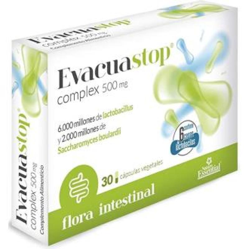 EVACUASTOP 500mg. 30cap.