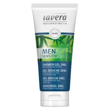 MEN SENSITIV gel de ducha 3 en 1 200ml. BIO