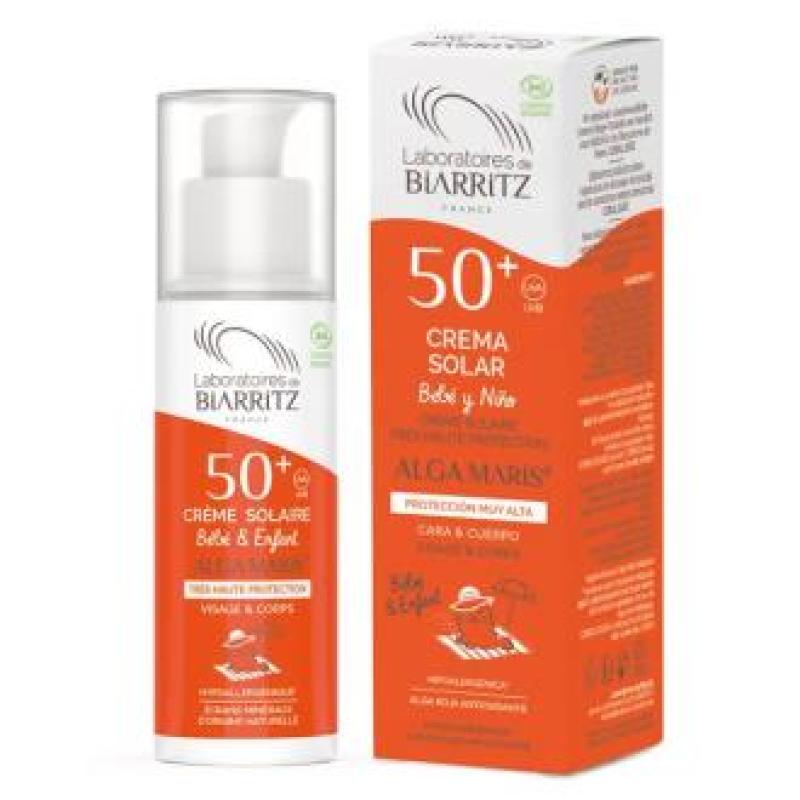 CREMA SOLAR niños SPF50+ 100ml. BIO