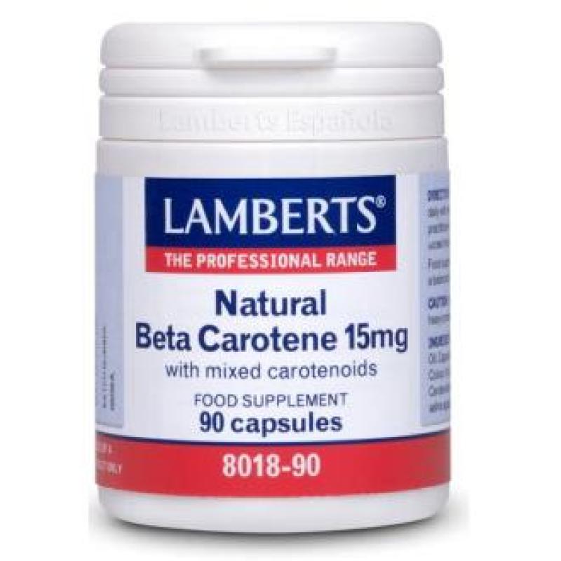 BETACAROTENO NATURAL 15 mg. 90 cap.