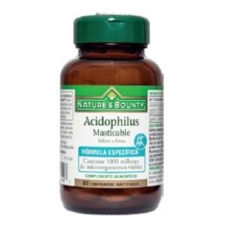 ACIDOPHILUS sabor fresa 60comp. masticable