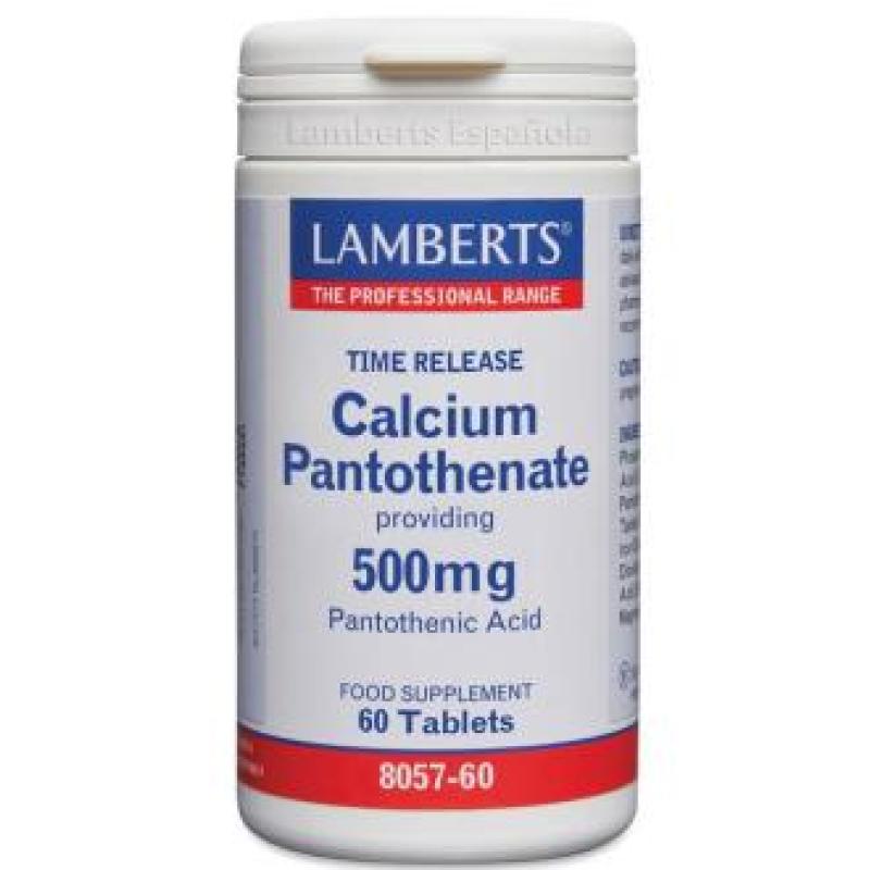 PANTOTENATO DE CALCIO 500 mg. 60 comp.