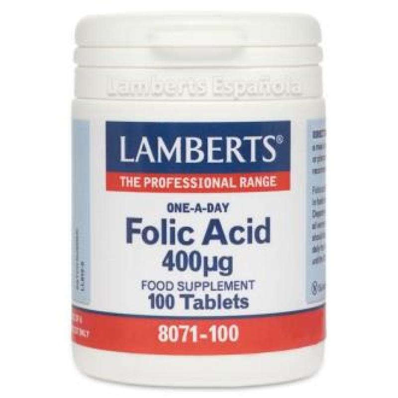 ACIDO FOLICO 400 mcg. 100comp.