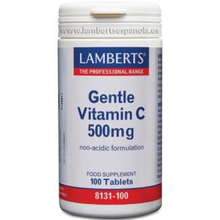 GENTLE VITAMINA C 500 mg.(No acida) 100 comp.