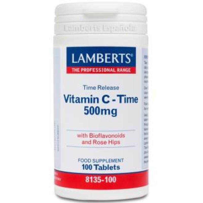 VITAMINA C 500mg TIME de lib. sostenida 100 comp.