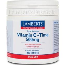 VITAMINA C 500mg. TIME lib. sostenida 250 comp.