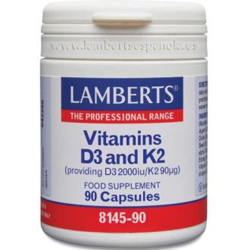 VITAMINA D3 2000ui+K2 90mcg 90cap.