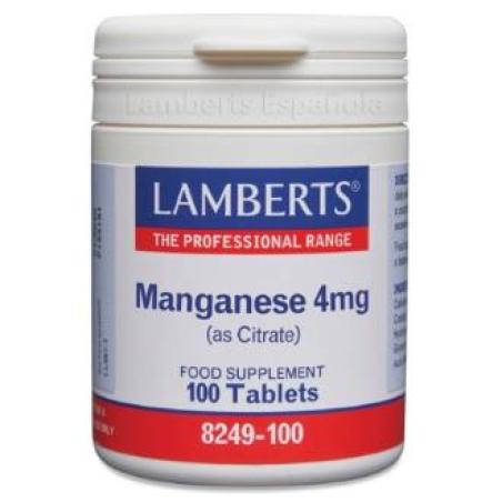 MANGANESO citrato 4mg. 100 cap.